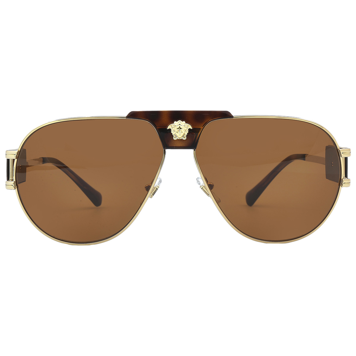 Versace Brown Pilot Men's Sunglasses VE2252 147073 63
