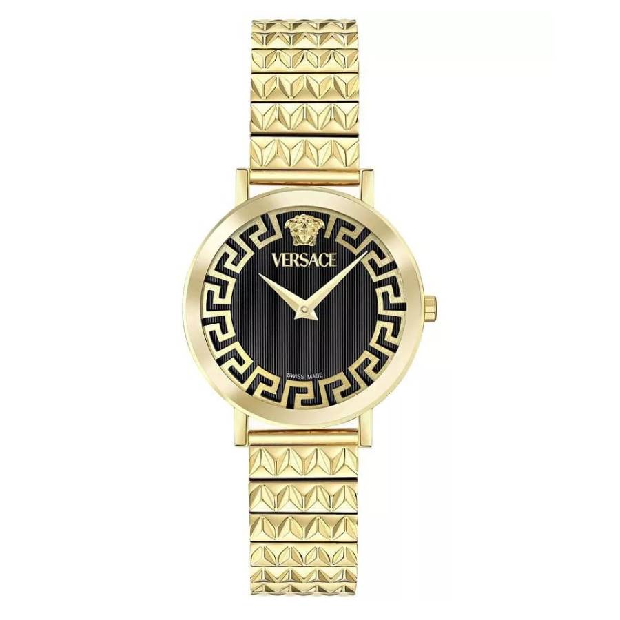 Versace Daedalus Quartz Black Dial Ladies Watch VE9A00524
