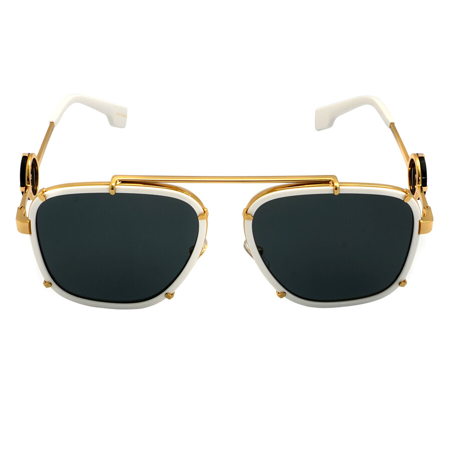 Versace Dark Gray Irregular Men's Sunglasses VE2233 147187 60 8056597463263 Sunglasses