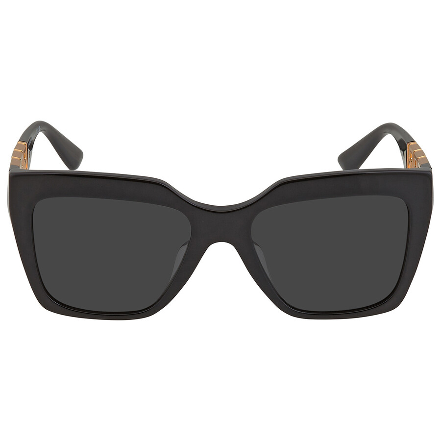 Versace Dark Gray Square Ladies Sunglasses VE4418F GB1/87 56