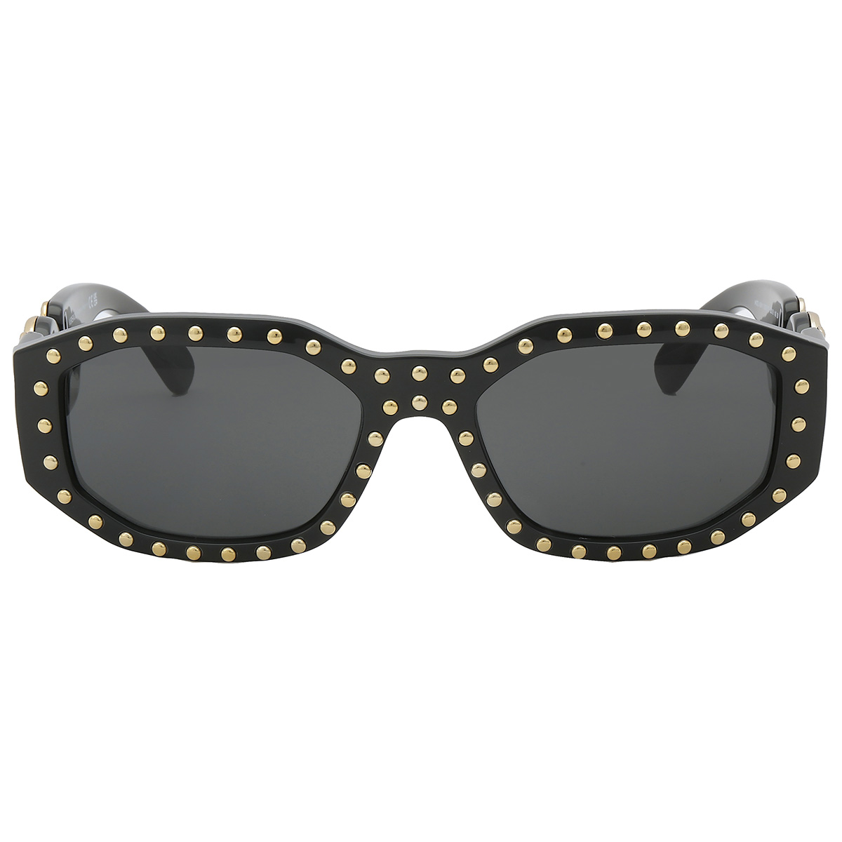 Versace Dark Grey Geometric Unisex Sunglasses VE4361 539787 53