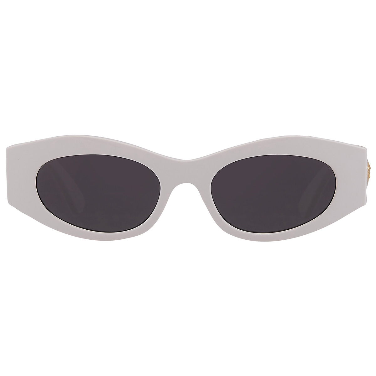 NEW Versace VE4480U 314/87 White Dark Grey Oval Unisex Sunglasses Versace Men AUTHENTIC Sunglasses White Dark Grey Oval  main image 2