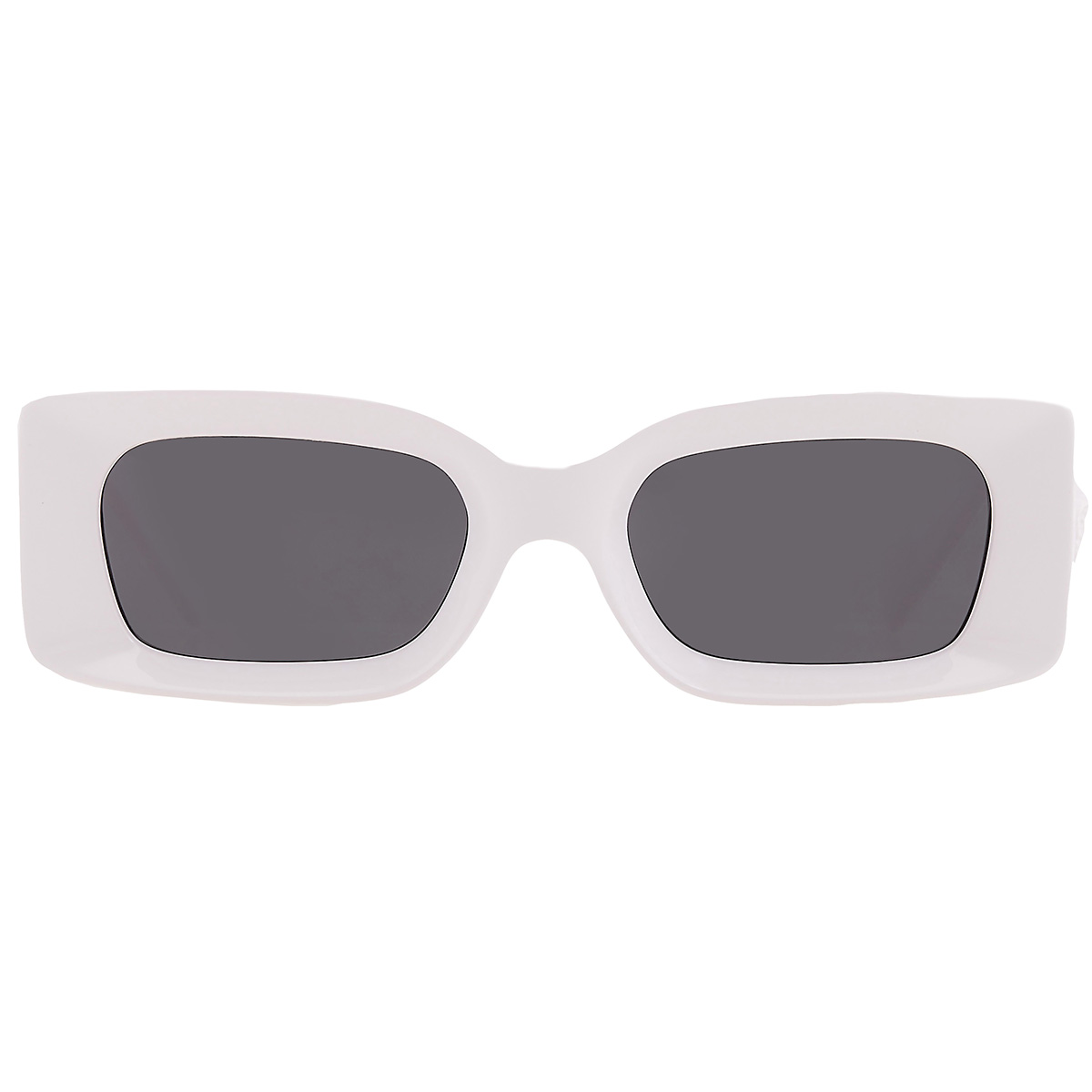 Versace Womens White Ve4474u Rectangle-frame Acetate Sunglasses