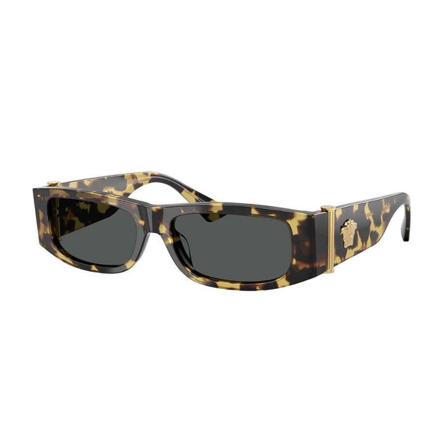 Versace Dark Grey Rectangular Ladies Sunglasses VE4476U 777  display picture 3