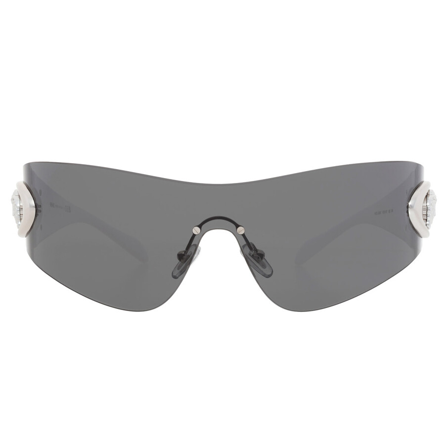 Versace Dark Grey Shield Men's Sunglasses Ve2280 100087 42