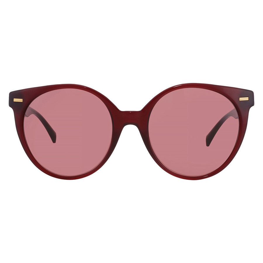 Versace Dark Violet Oval Ladies Sunglasses Ve4442 541069 55