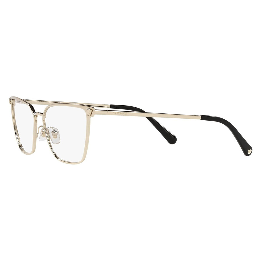 Versace Demo Cat Eye Ladies Eyeglasses 0ve1275 1252 54 In Brown
