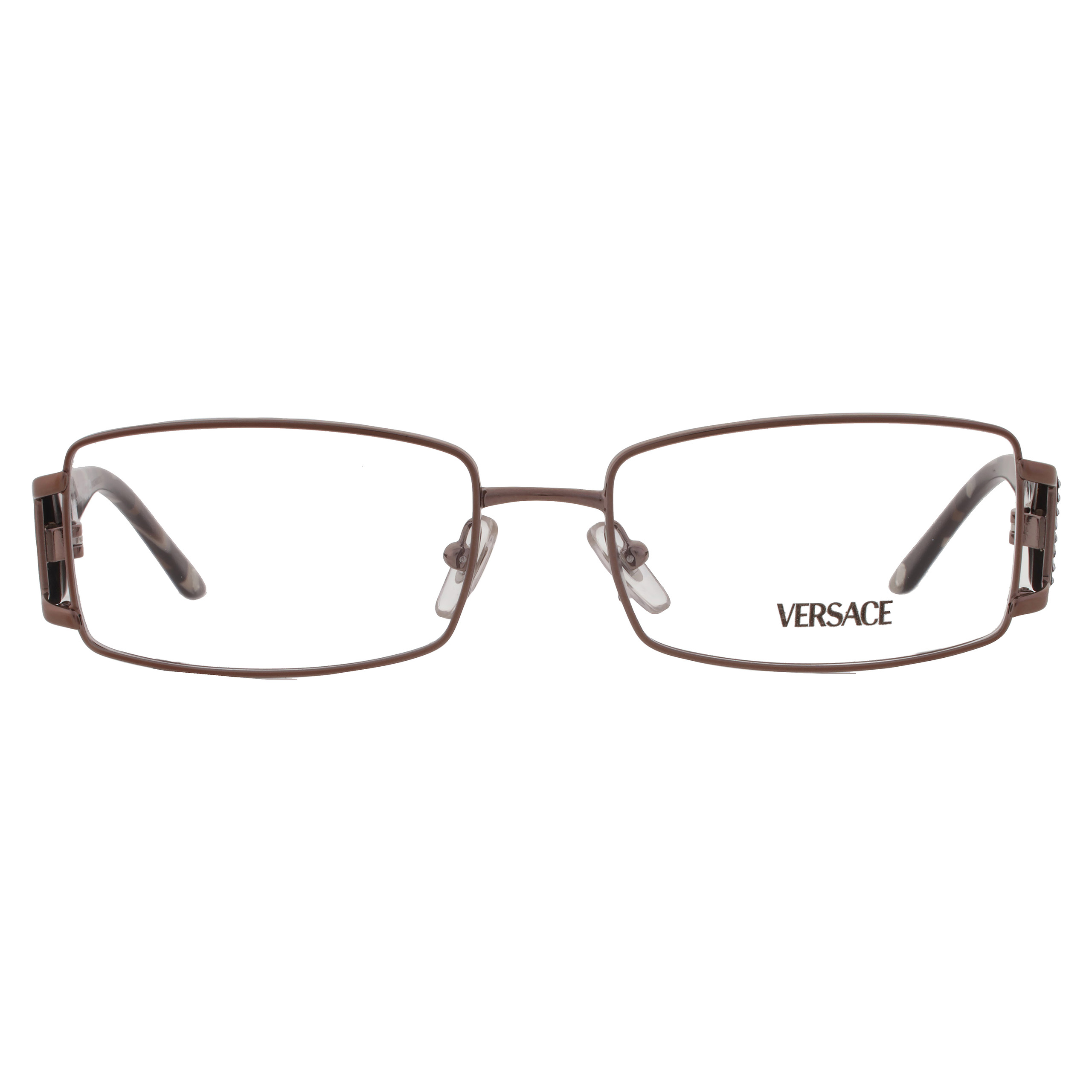 Versace Demo Rectangular Ladies Eyeglasses VE1163B 1013 52