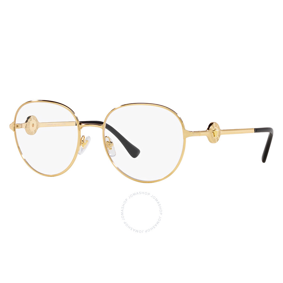 Versace Demo Round Men's Eyeglasses Ve1288 1002 54