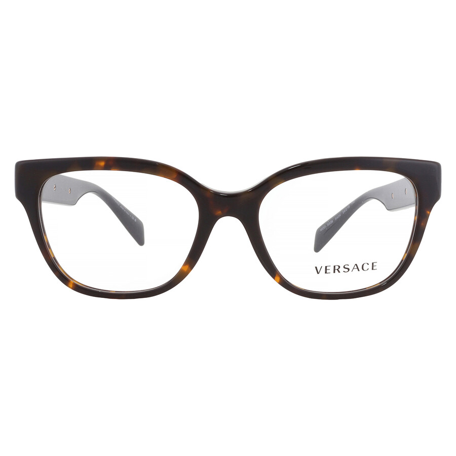 Versace Demo Square Ladies Eyeglasses Ve3338 5404 54