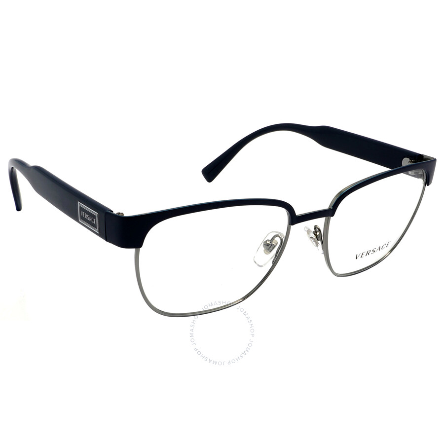 Versace Demo Square Men's Eyeglasses Ve1264 1462 54
