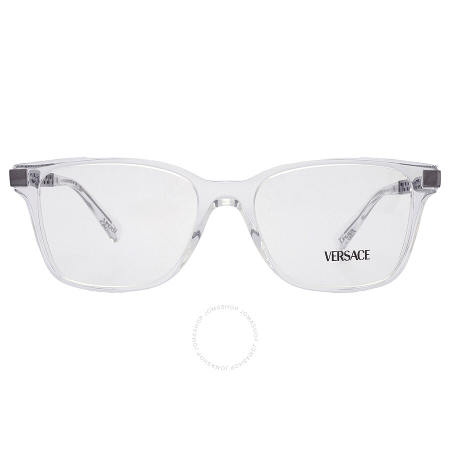 Versace Demo Square Men's Eyeglasses Ve3340u 148 53