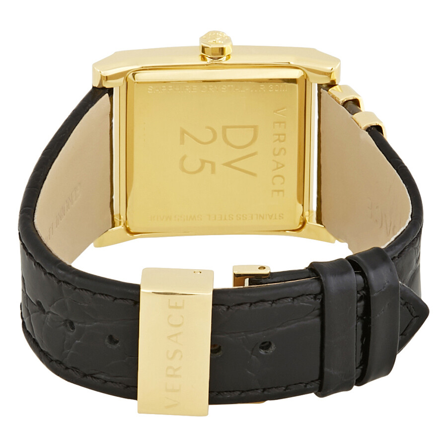 Versace Dv25 Diamond Black Dial Ladies Watch VQF020015 Versace