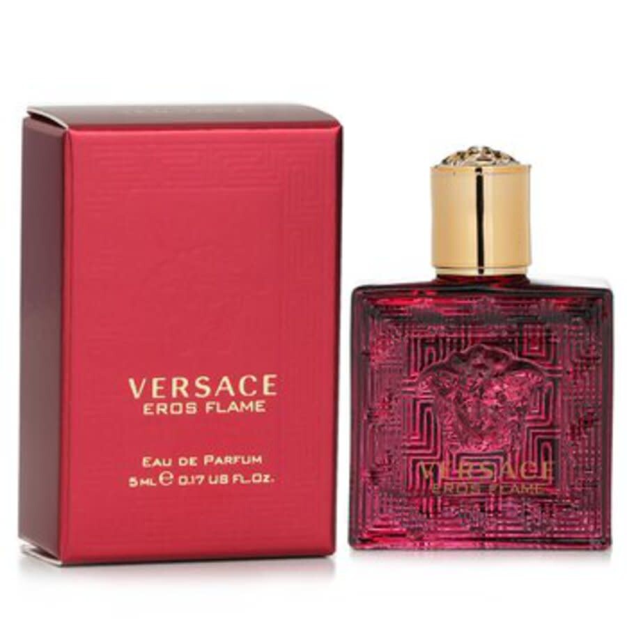 Versace Eros Flame / Edp Splash Mini 0.17 oz (5.0 Ml) (m) In Black
