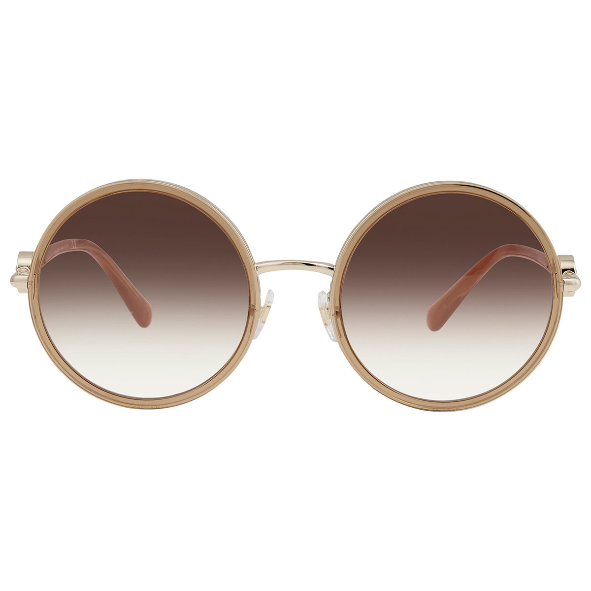 Versace Gradient Brown Round Ladies Sunglasses VE2229 12520P  display picture 2