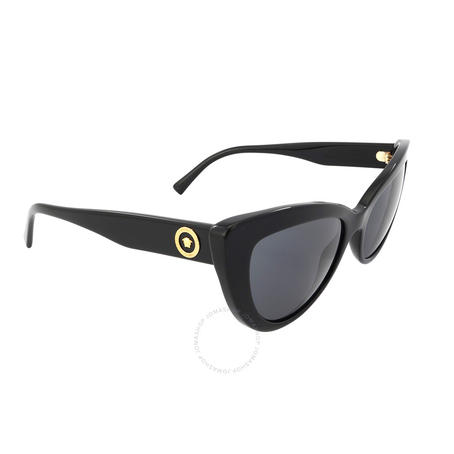 Versace Gray Cat Eye Ladies Sunglasses Ve4388 Gb1/87 54 In Grey