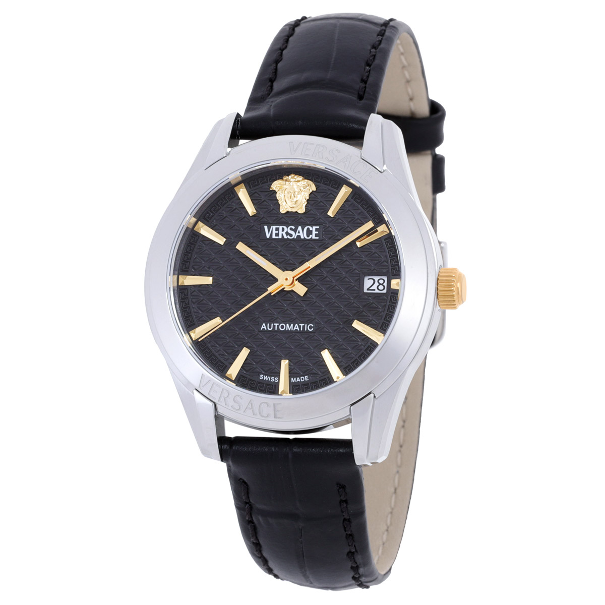 Versace Greca Classic Automatic Black Dial Ladies Watch VESCA0124