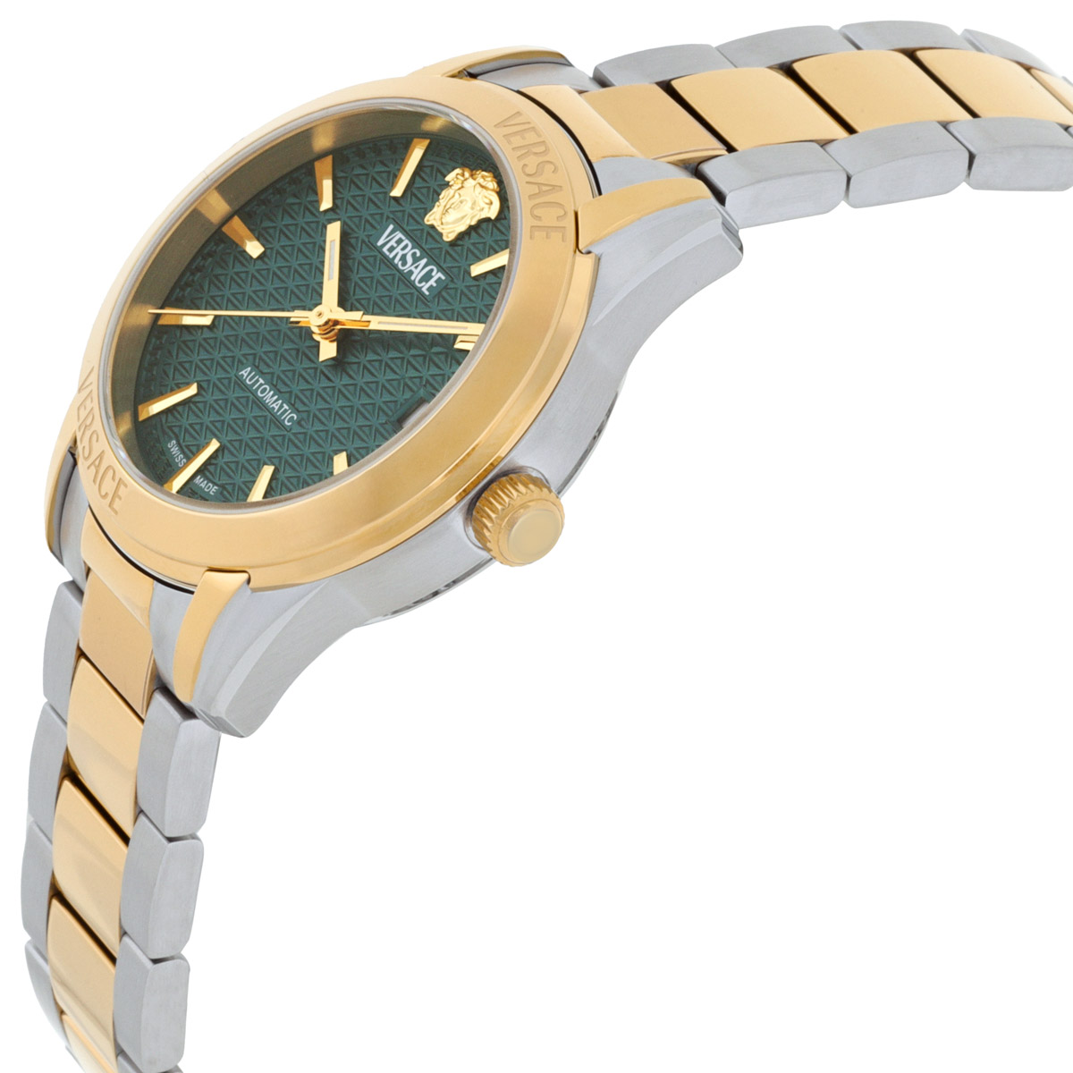 Versace Greca Classic Automatic Green Dial Ladies Watch VESCA0524