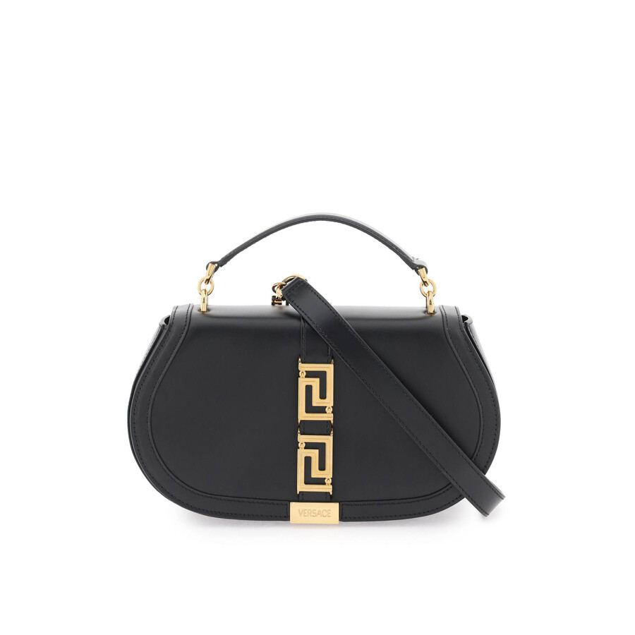 Versace Greek Goddess Bag In Black