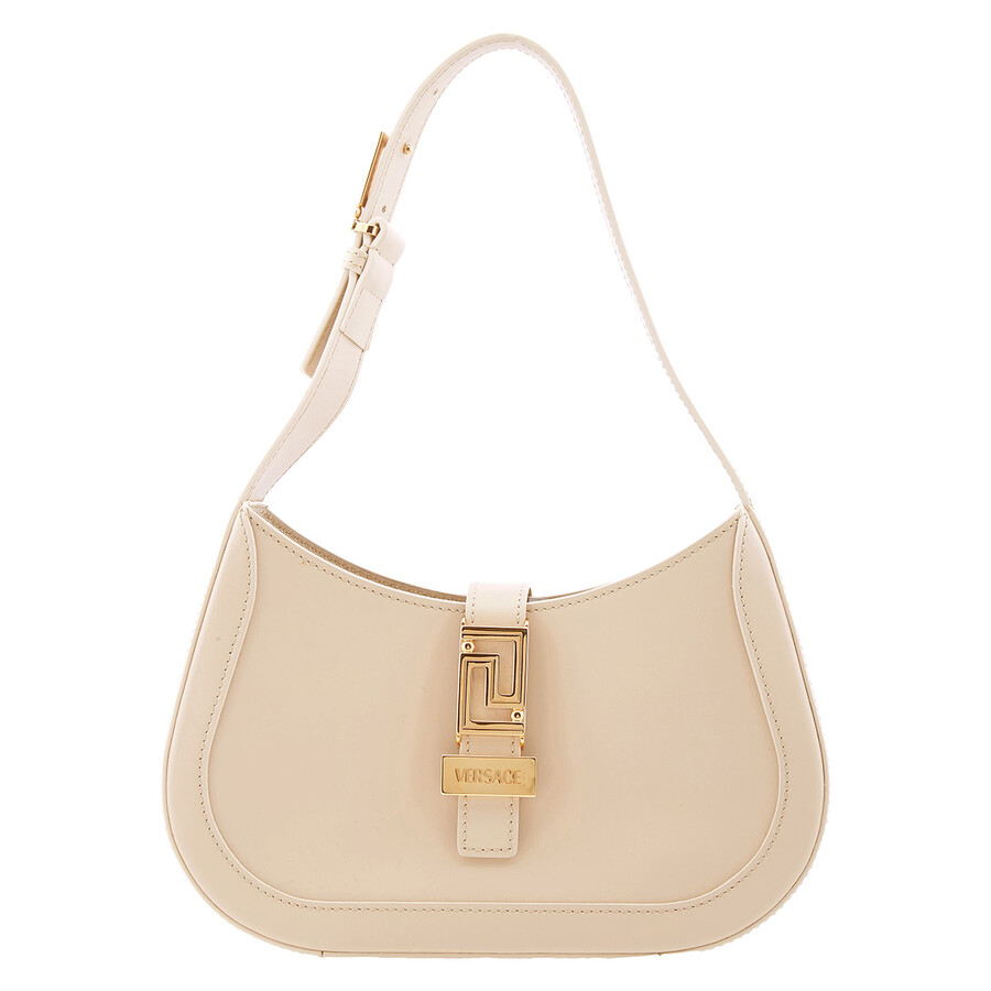 Versace Greca Goddess Small Hobo Bag In Gold