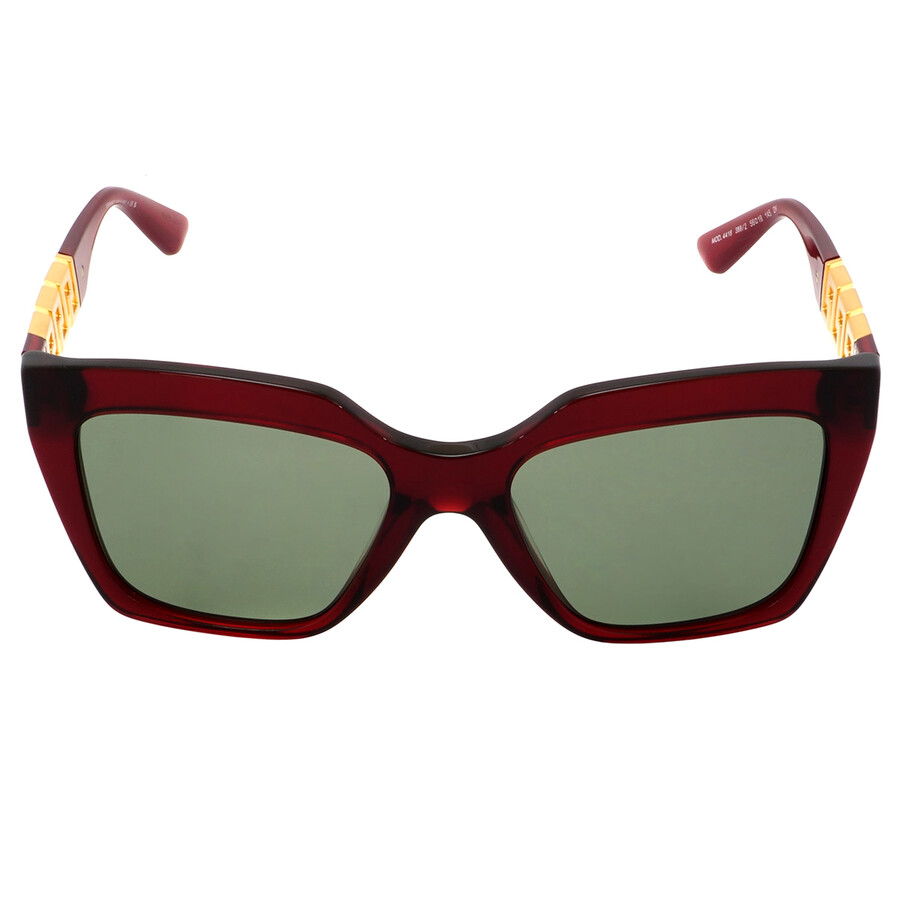 Versace Green Square Ladies Sunglasses Ve4418 388/2 56 In Green
