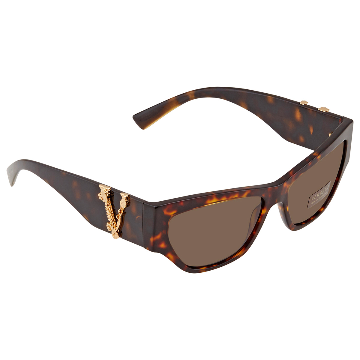 Versace Grey Cat Eye Sunglasses VE4383 944/3 56  display picture 3