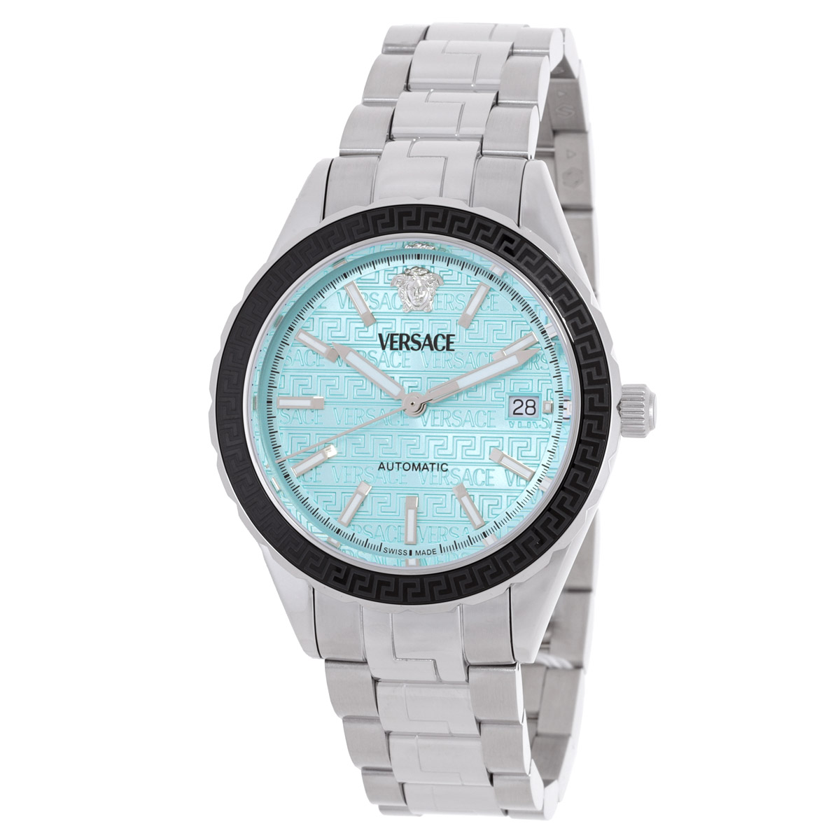 Versace Hellenyium Automatic Turquoise Dial Men's Watch VEQCA0324