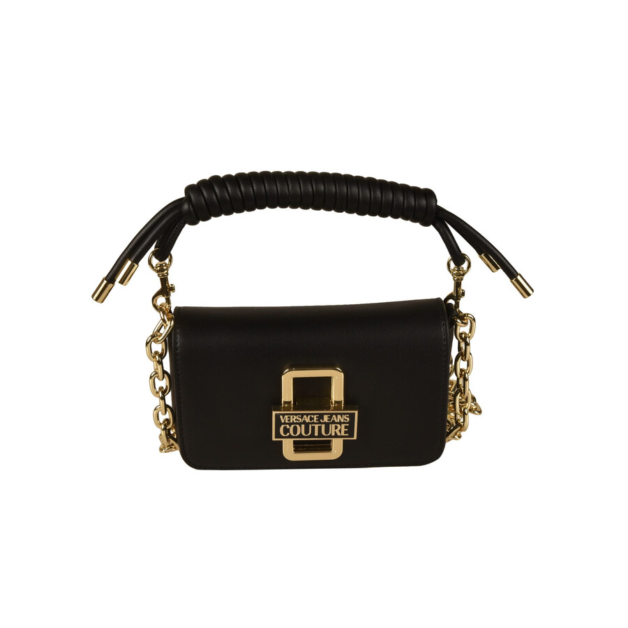 Versace Jeans Couture Handbag With Chain In Black