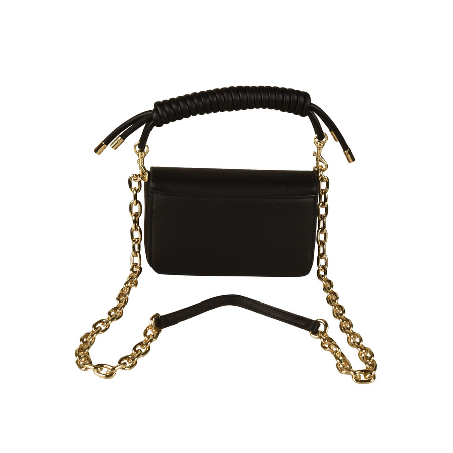 Versace Jeans Couture Handbag With Chain In Black