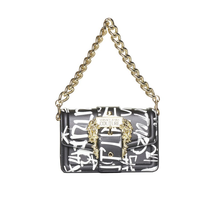 Versace Jeans Couture Logo Graffiti Handbag In Multi