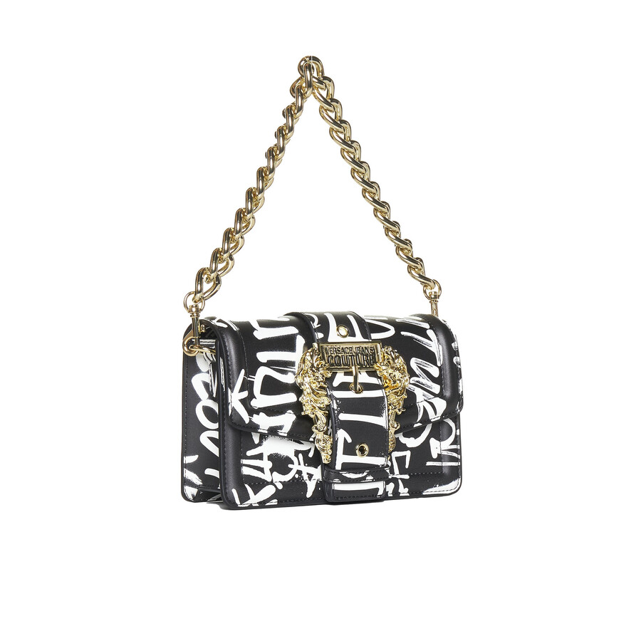 Versace Jeans Couture Logo Graffiti Handbag In Multi