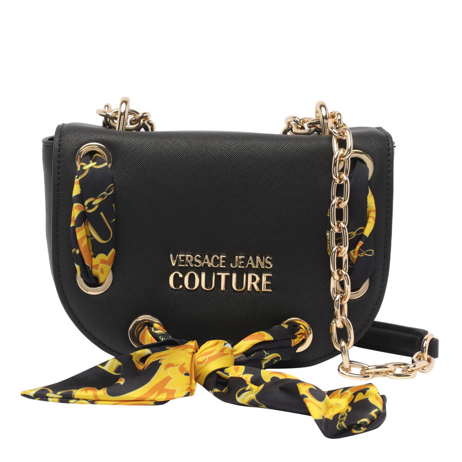 Versace Jeans Couture Shoulder Bag Chain Couture 1 In Black