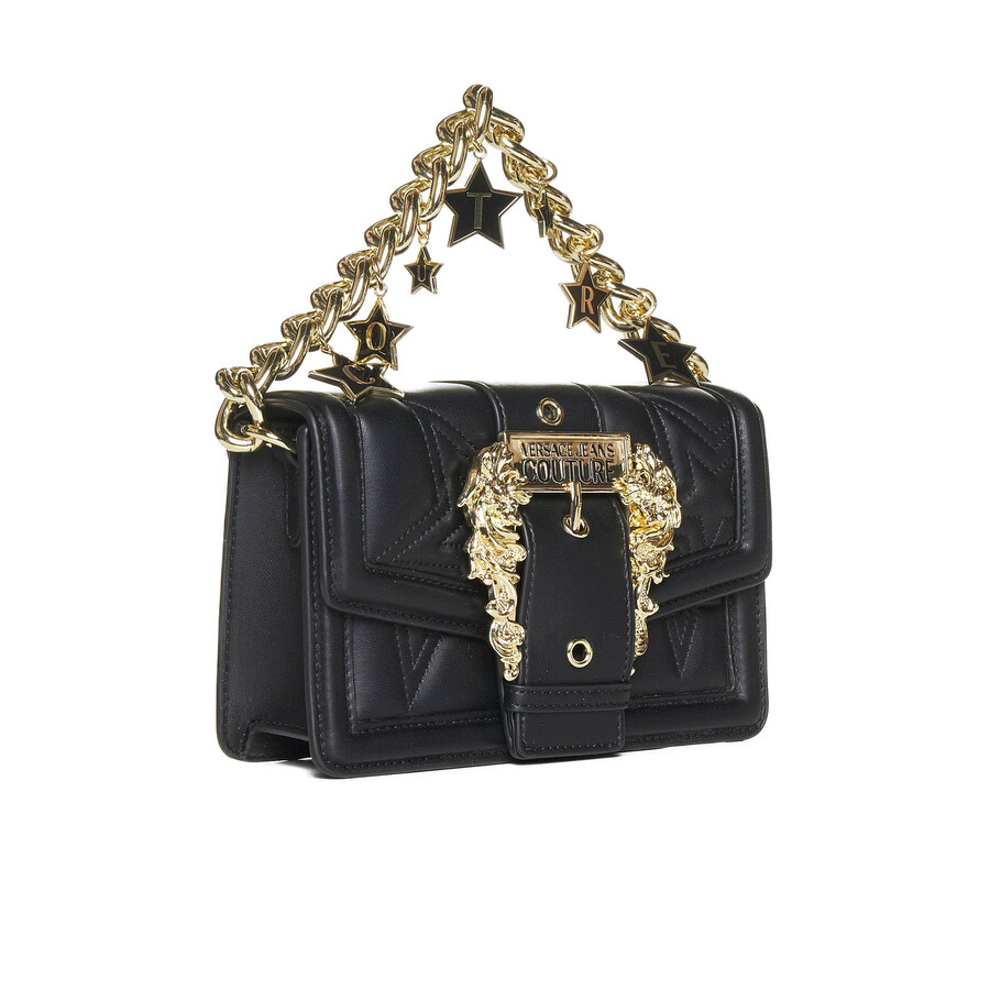 Versace Jeans Couture Stars Shoulder Bag In Black