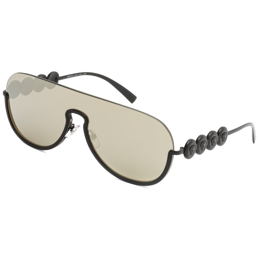 Versace Ladies Black Pilot Sunglasses VE221512615A39 8056597117753