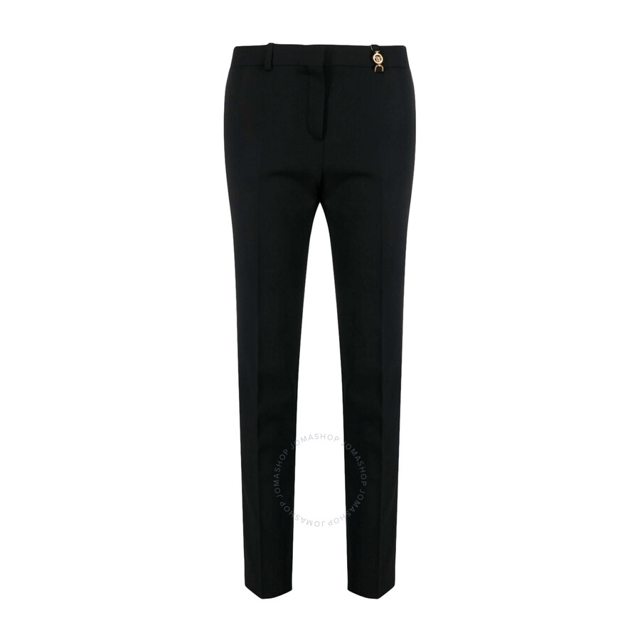 VERSACE VERSACE LADIES BLACK MEDUSA 95 TAILORED TROUSERS