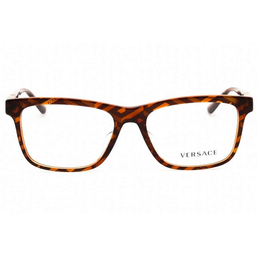 Versace Ladies Brown Rectangular Eyeglass Frames 0ve3319f