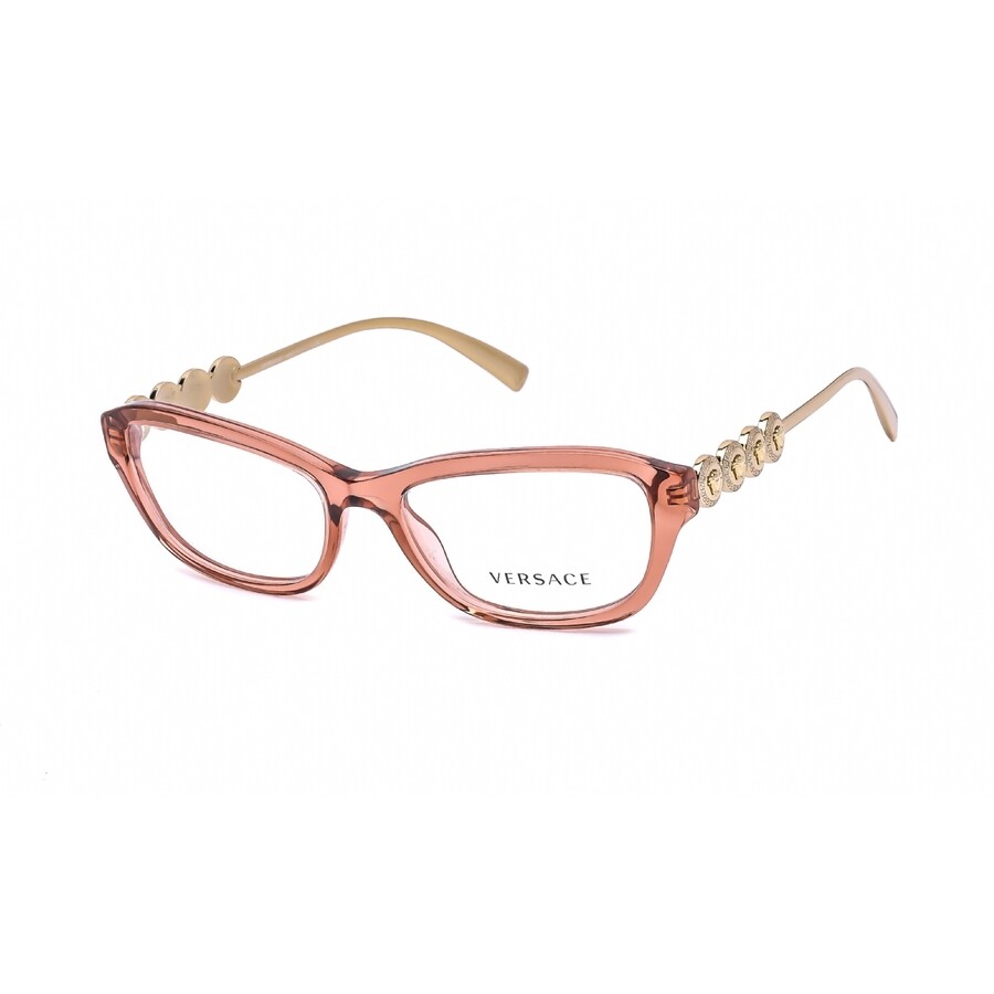Versace Ladies Brown Rectangular Eyeglass Frames VE327976754