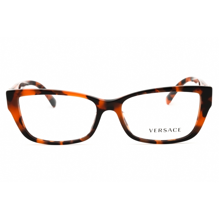 Versace Ladies Brown Rectangular Eyeglass Frames Ve3284ba