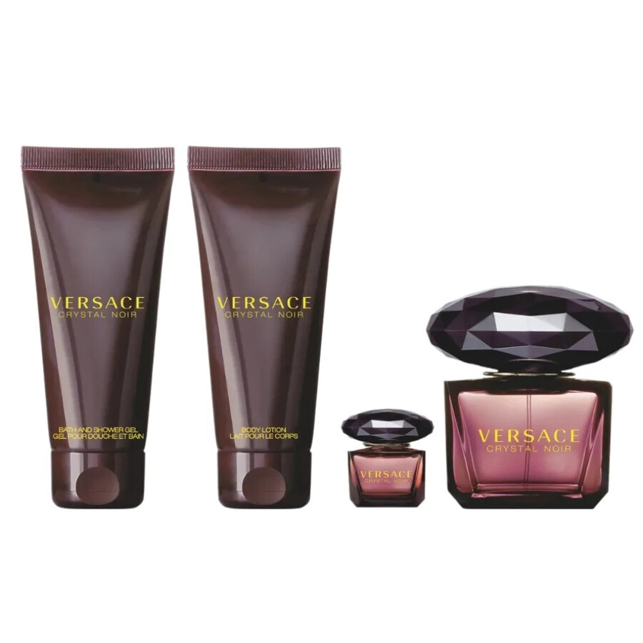 Versace Ladies Crystal Noir Gift Set Fragrances 8011003899845