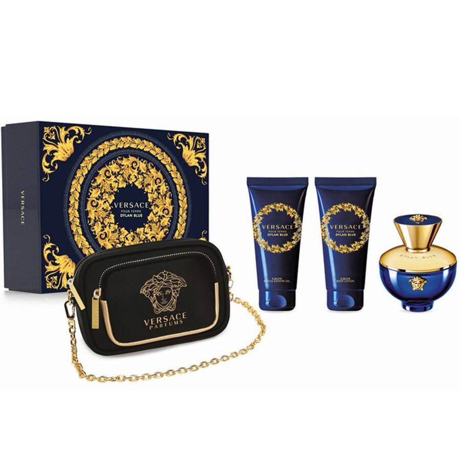 Versace Ladies Dylan Blue Gift Set Fragrances 8011003876761