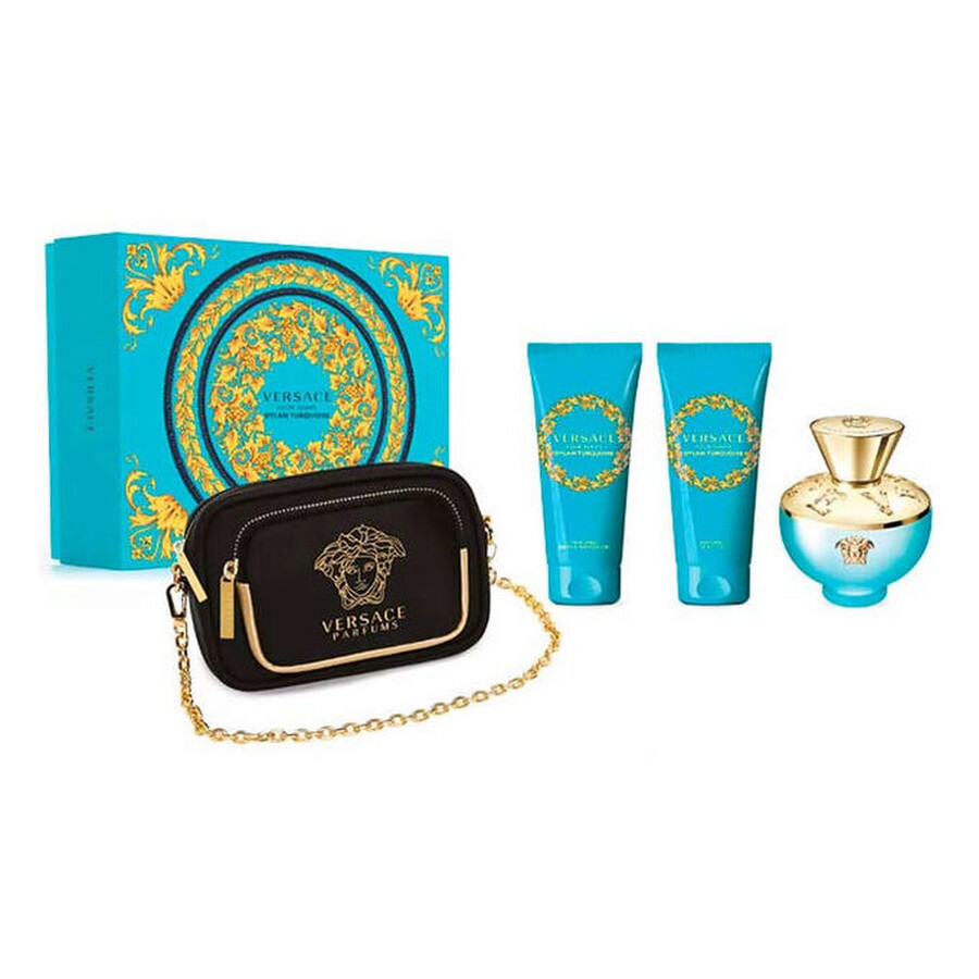 VERSACE ロコフレトトロストリンクフティ 78GAI314F0010 899 Versace Travel 4-pc Gift Set: bright crystal eros Dylan blue