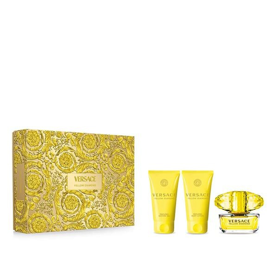 Versace Ladies Versace Yellow Diamond Gift Set Fragrances