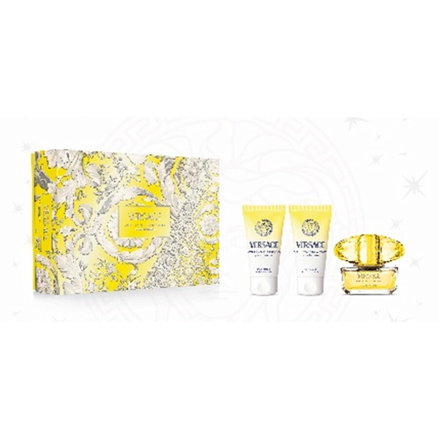 Versace Ladies Yellow Diamond Gift Set Fragrances 8011003902828 In Multi