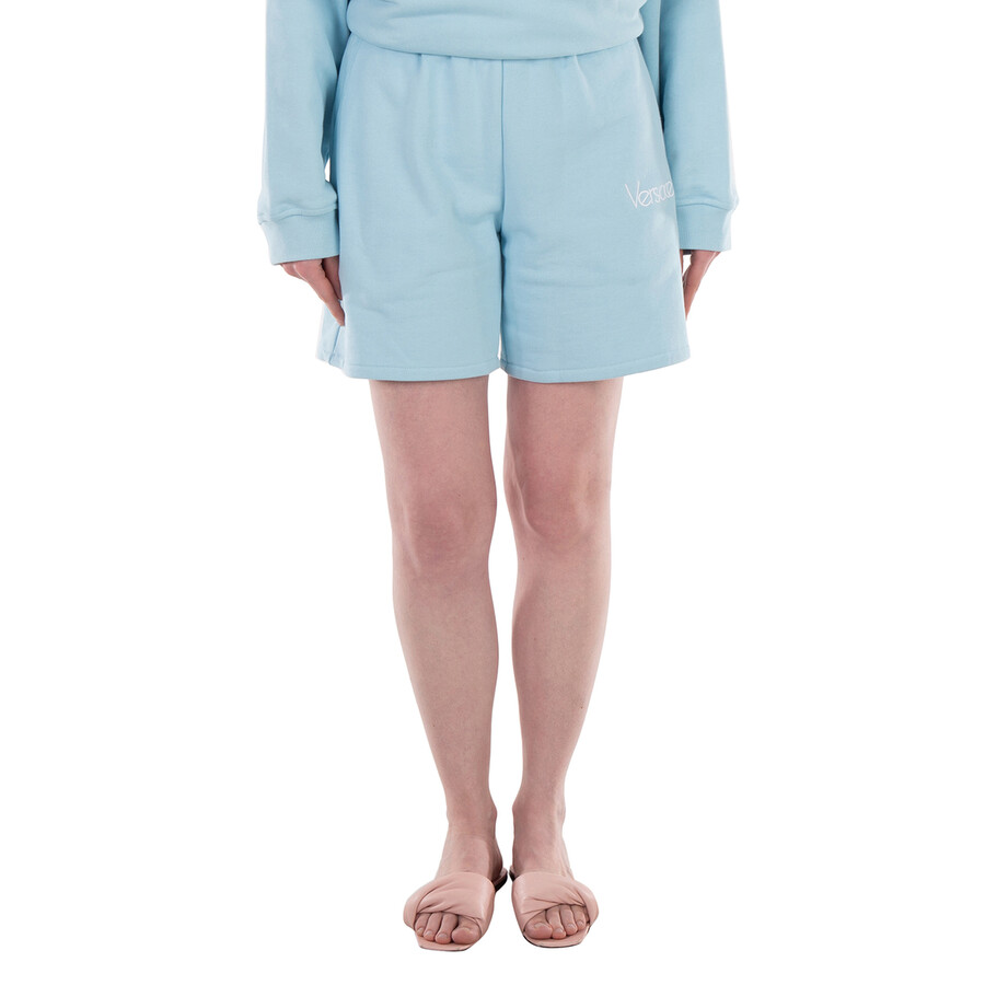 Logo Print Cotton Shorts