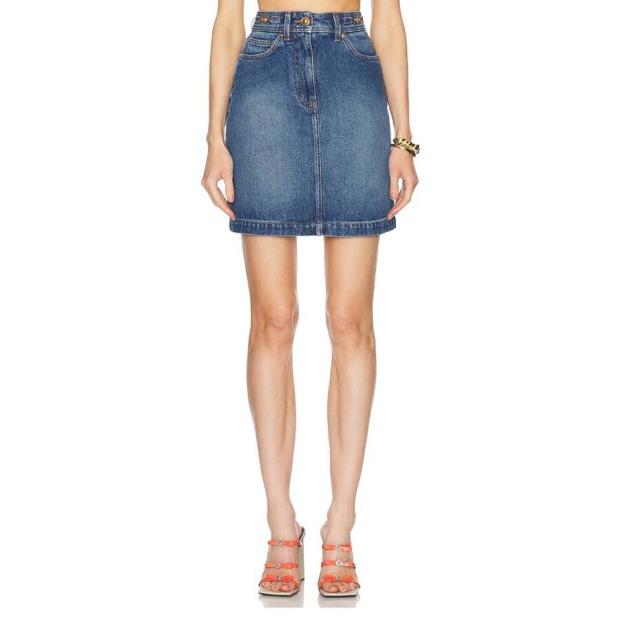 Medusa 95 Denim Mini Skirt