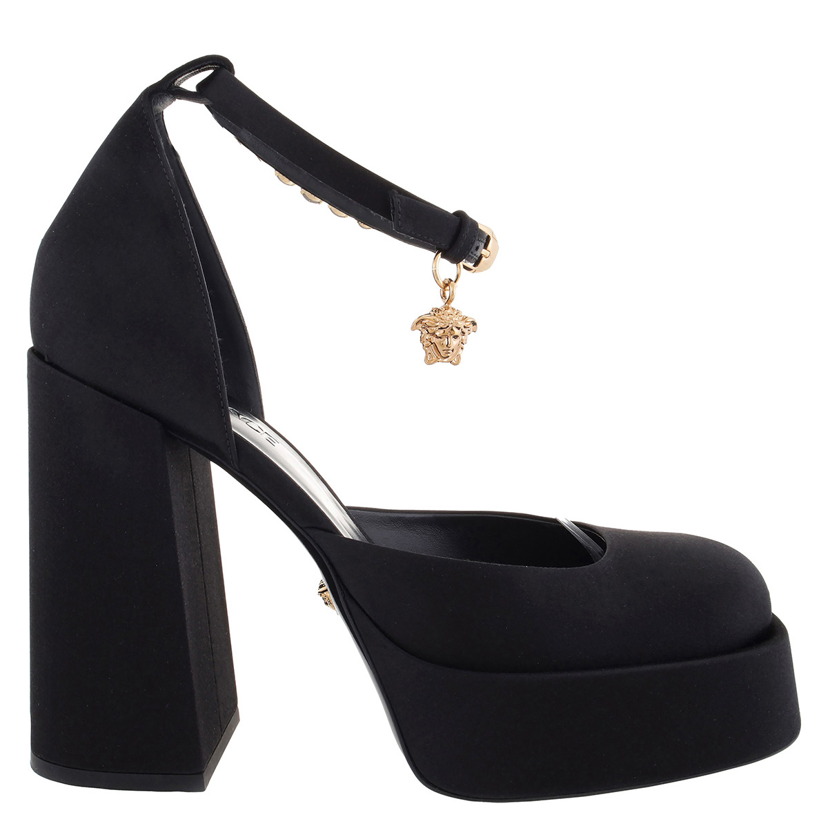 Versace Medusa Aevitas Platform Pumps, Brand Size 38 ( US Size 8