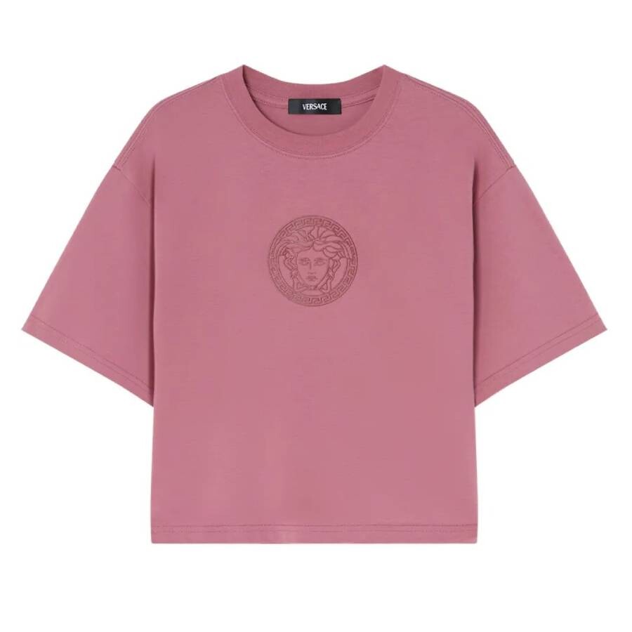 Medusa Cotton Crop T-Shirt