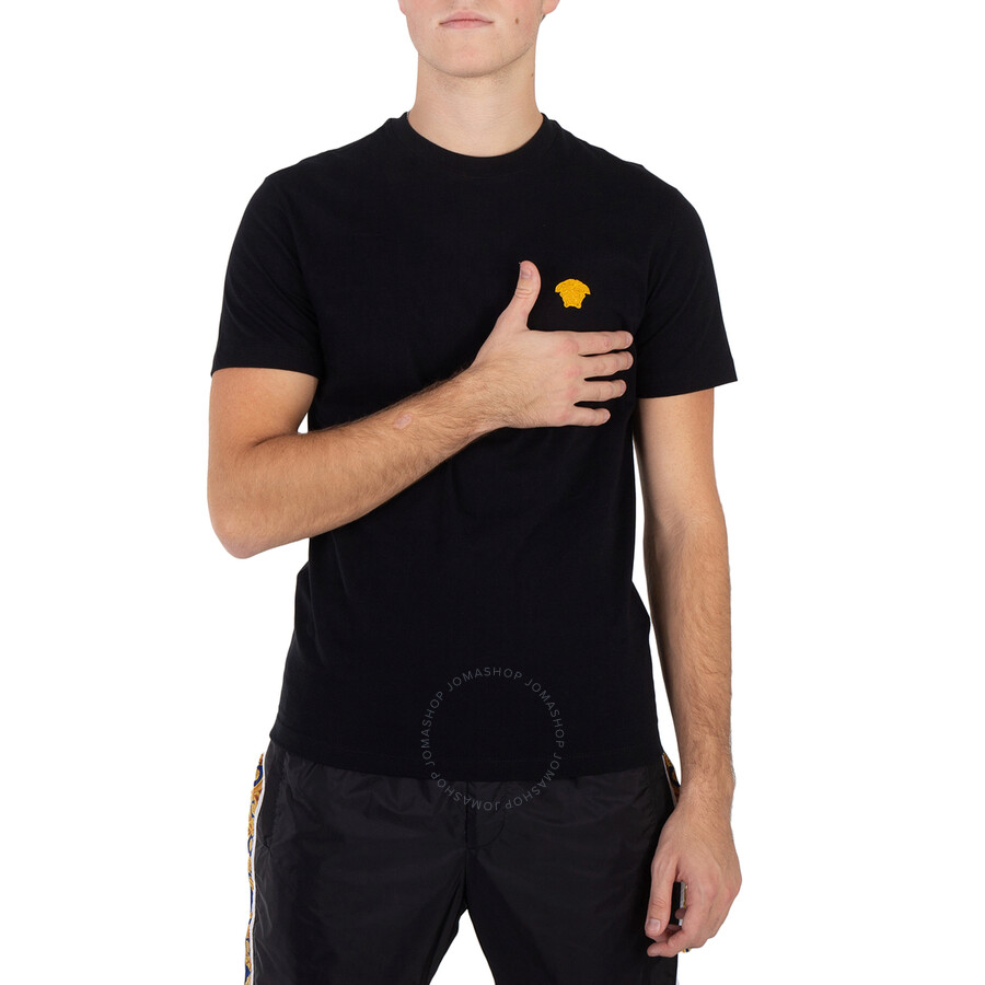 Tシャツ・カットソー VERSACE 1008481-1A08489 COTTON T-SHIRT MEDUSA Medusa T-Shirt Black | VERSACE