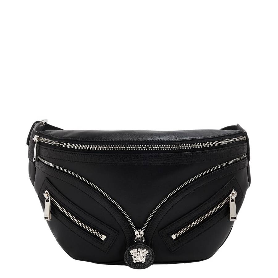 Medusa Logo Leather Belt Bag