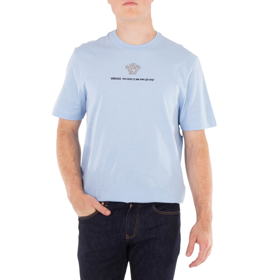 Medusa Milano Print Cotton T-Shirt
